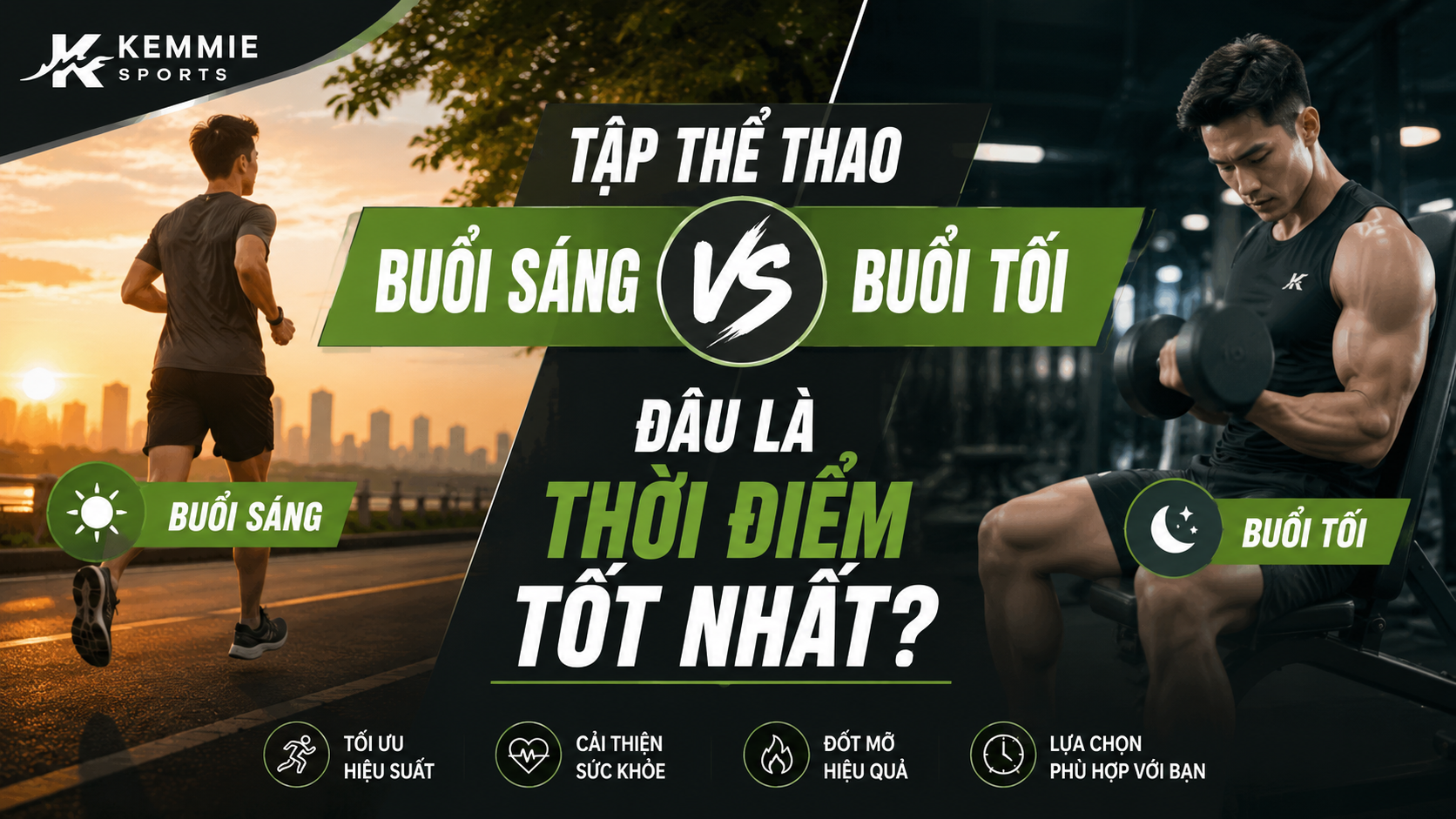 10 Sự Khác Biệt Giữa Tập Thể Thao Buổi Sáng Và Buổi Tối
