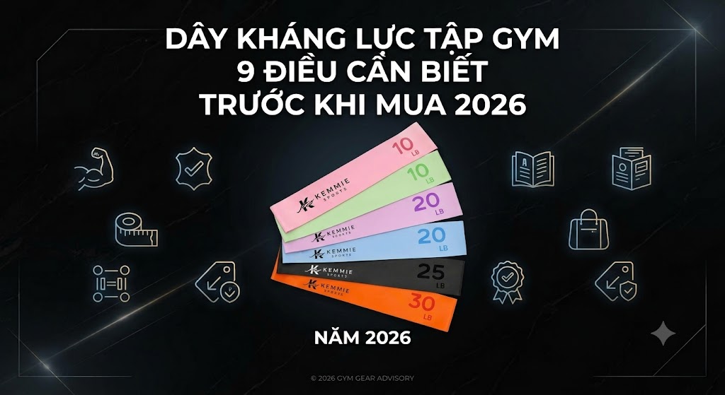Dây Kháng Lực Tập Gym: 9 Điều Cần Biết Trước Khi Mua 2026