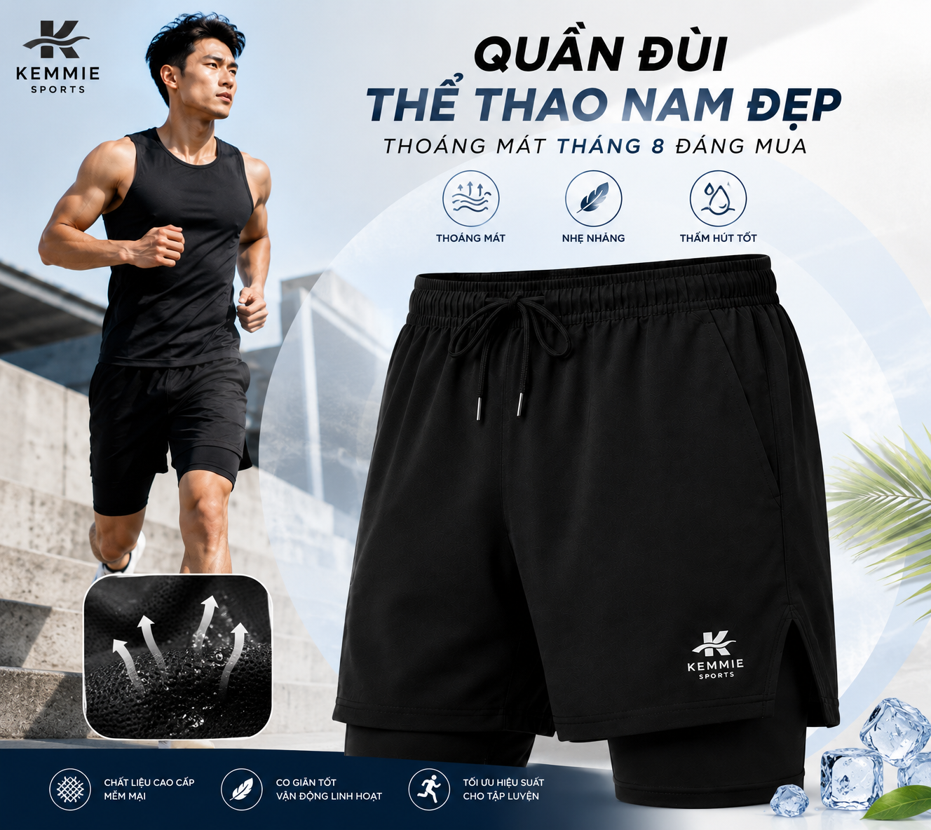 Quần Đùi Thể Thao Nam Đẹp, Thoáng Mát Tháng 8 Đáng Mua