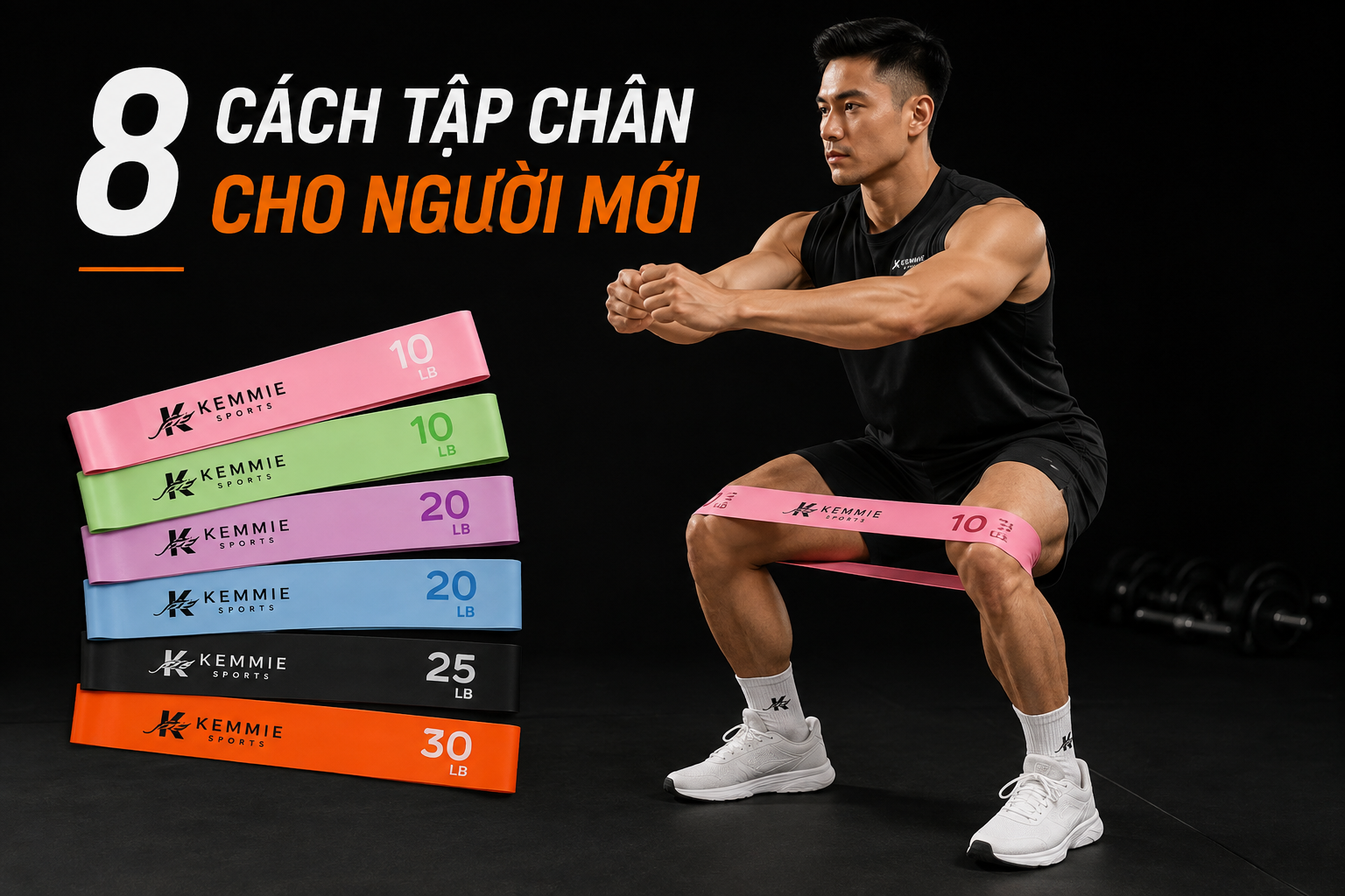 8 Cách Sử Dụng Dây Kháng Lực Tập Chân Cho Người Mới Bắt Đầu